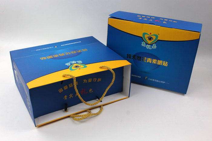 哪里可以做禮盒包裝？護眼神器亮視嘉護眼貼禮盒包裝+手提袋套裝出自長沙印刷廠